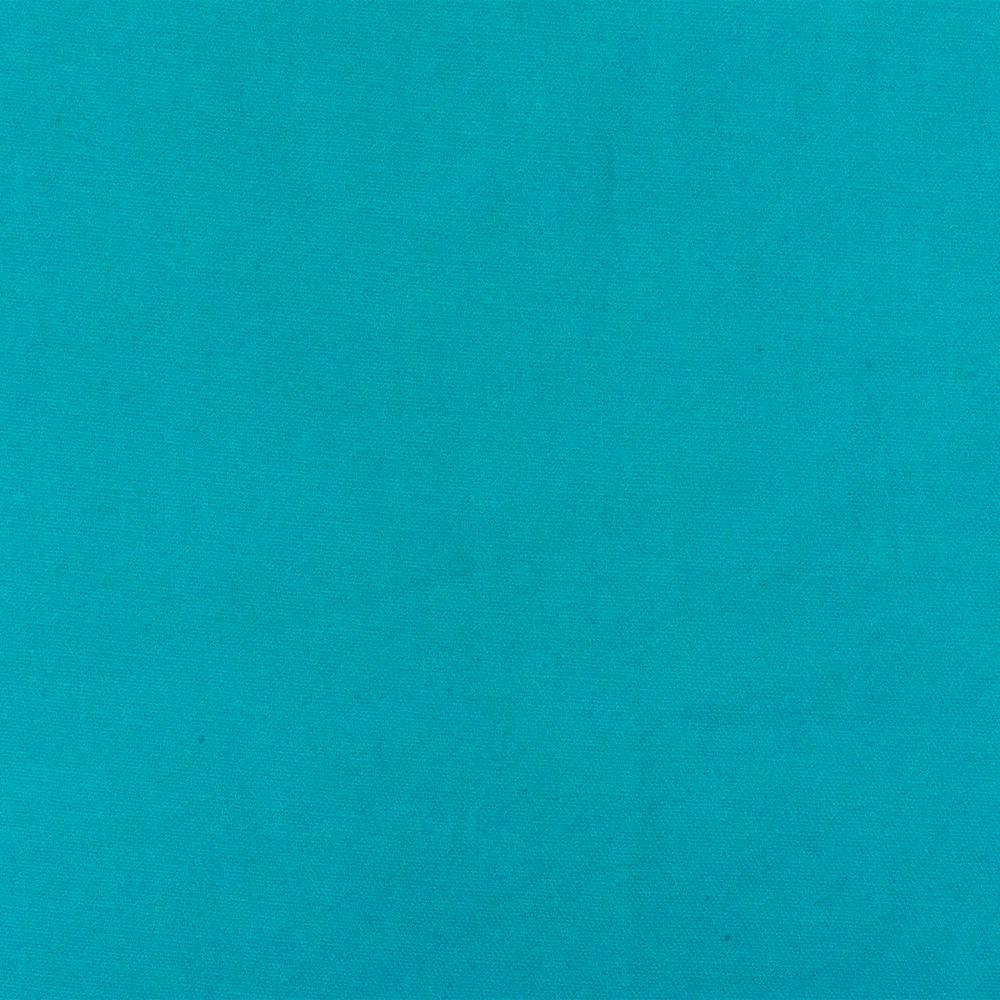 Turquoise Solid Stretch Cotton Spandex Twill Sateen Woven Fabric - Image 4
