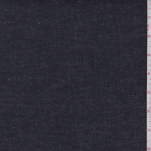 Vintage Dark Navy Denim Fabric