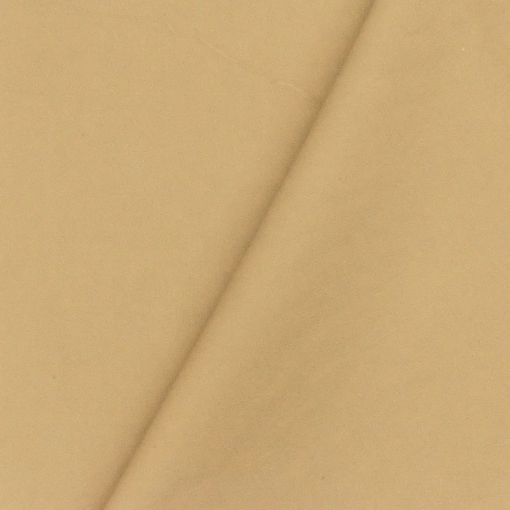 Vintage Tea Beige Cotton Twill Woven Fabric - Image 3
