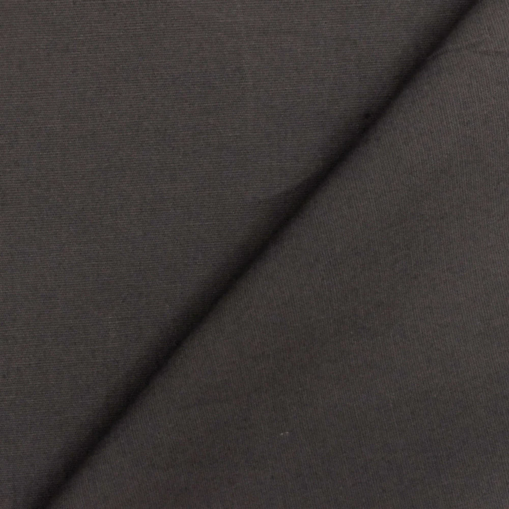 Volcanic Gray Cotton Stretch Poplin Woven Fabric - Image 3