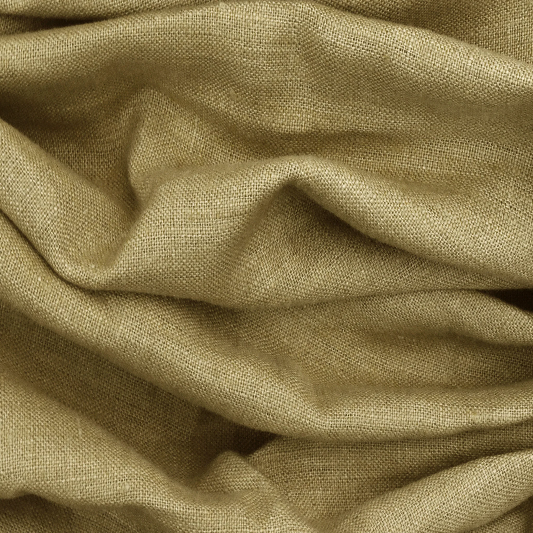 Wheat Field Beige Linen Slubbed Solid Woven Decorating Fabric - Image 2