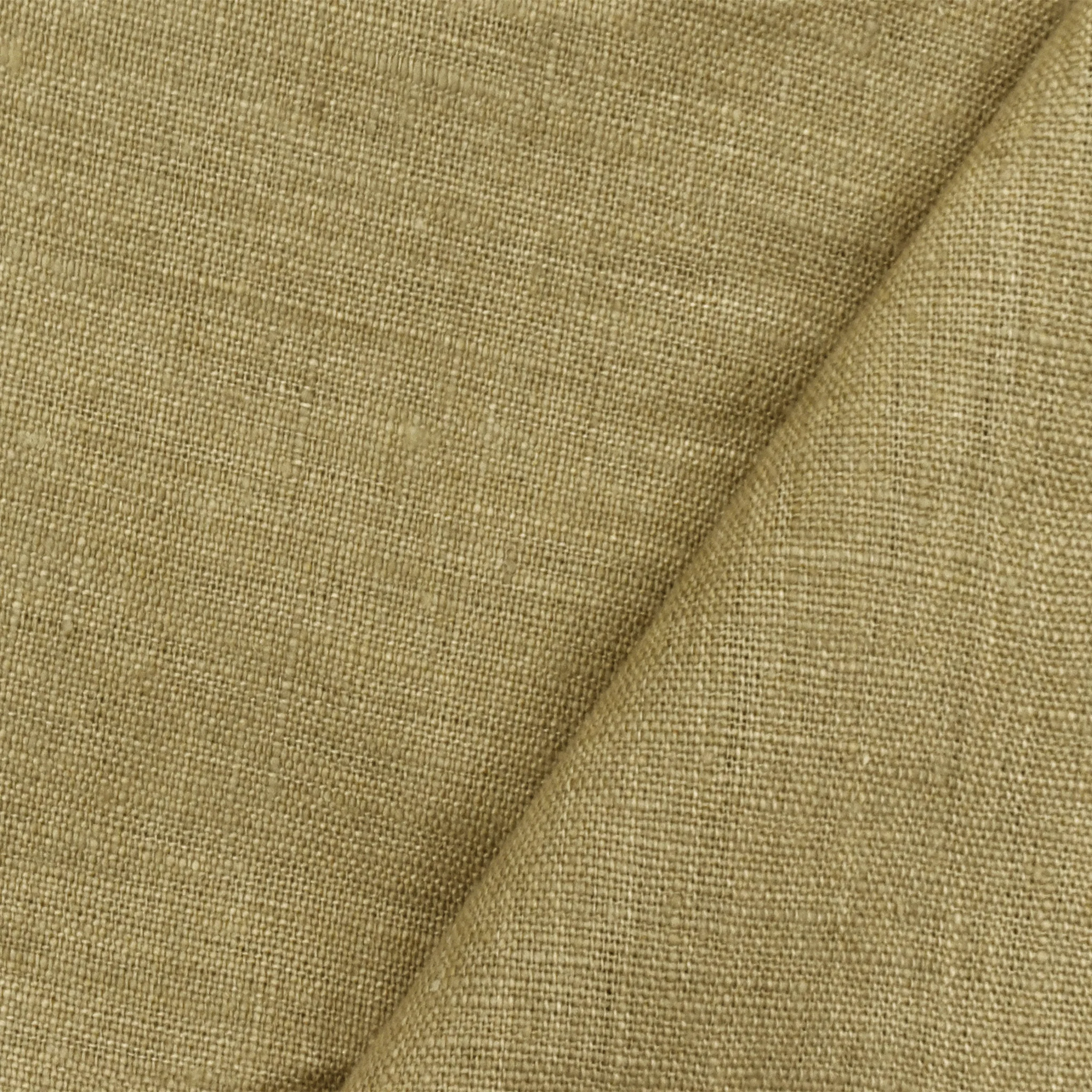 Wheat Field Beige Linen Slubbed Solid Woven Decorating Fabric - Image 3
