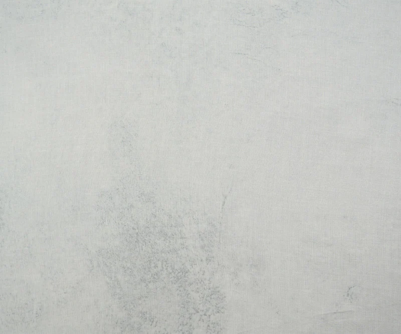 White-Gray Rayon Abstract Print Cross-Hatch Challis Woven Fabric - Image 3