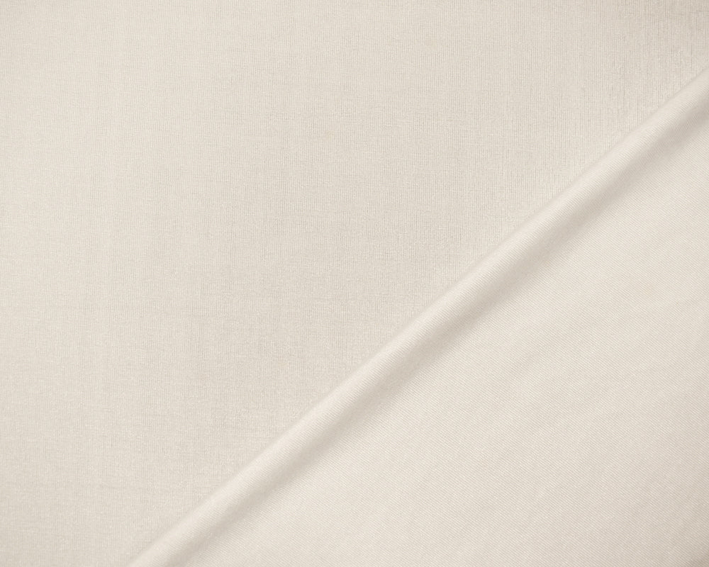 White Poly Stretch Spandex Lustrous Slinky Knit Fabric - Image 2