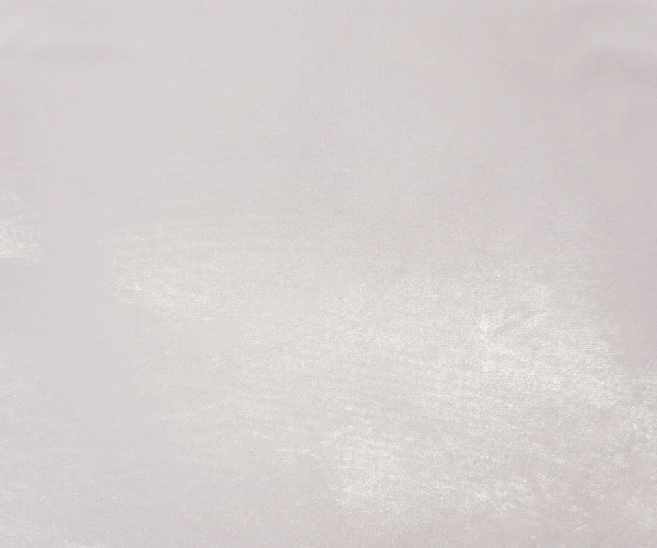 White Poly Stretch Spandex Velvet Knit Fabric - Image 4