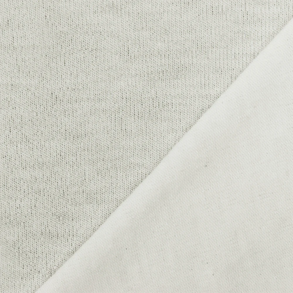 Winter Ivory Solid Stretch Jersey Knit Fabric - Image 2