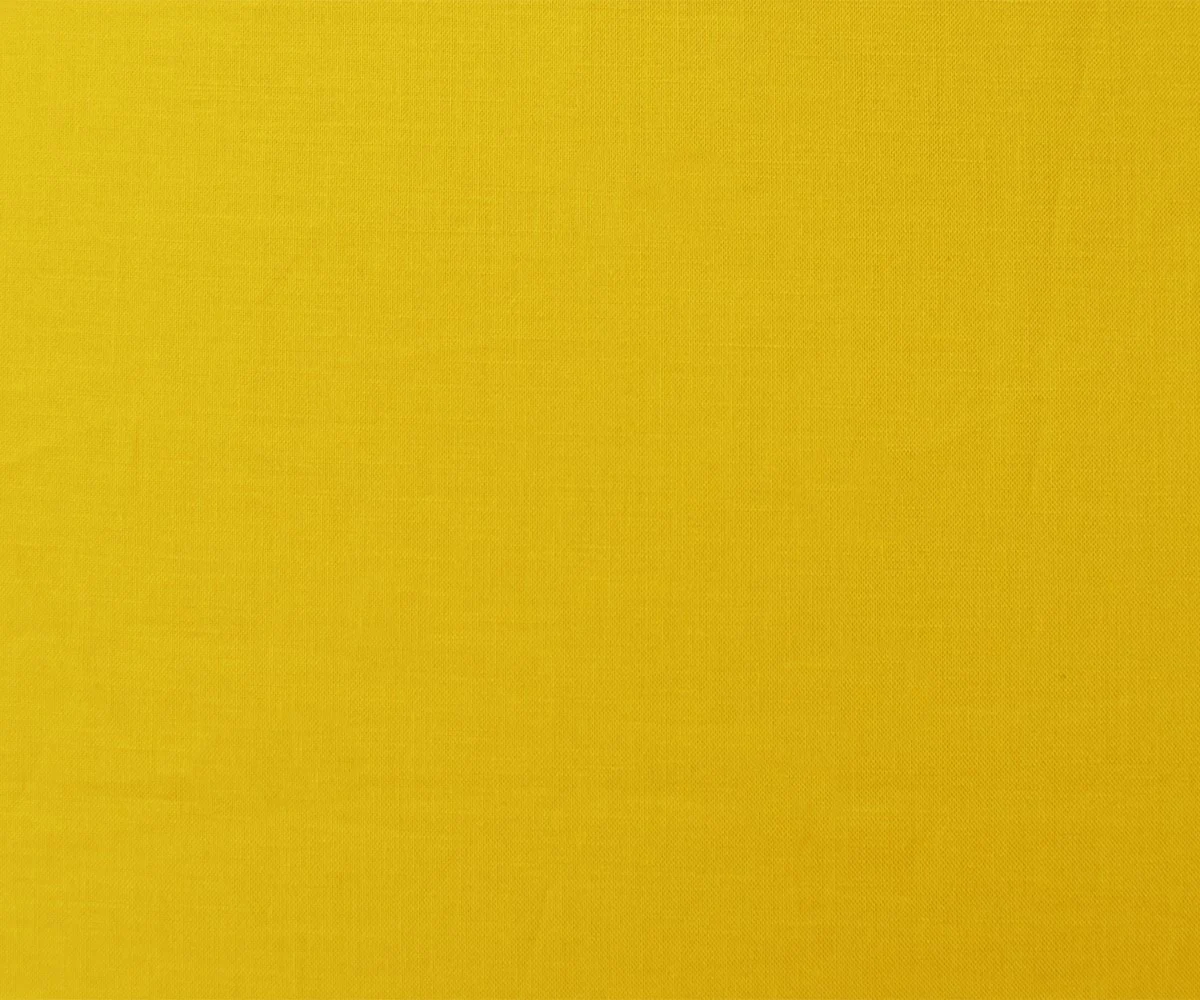 Yellow Cotton Solid Quality Quilting Woven Fabric - Image 3