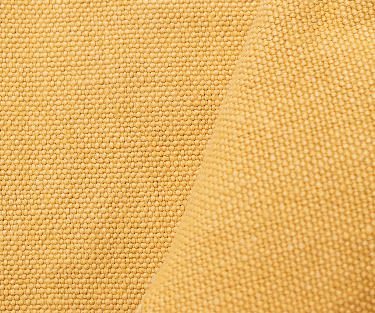 Yellow Moygashel Washed Irish Linen Solid Home Decorating Woven Fabric - Image 2