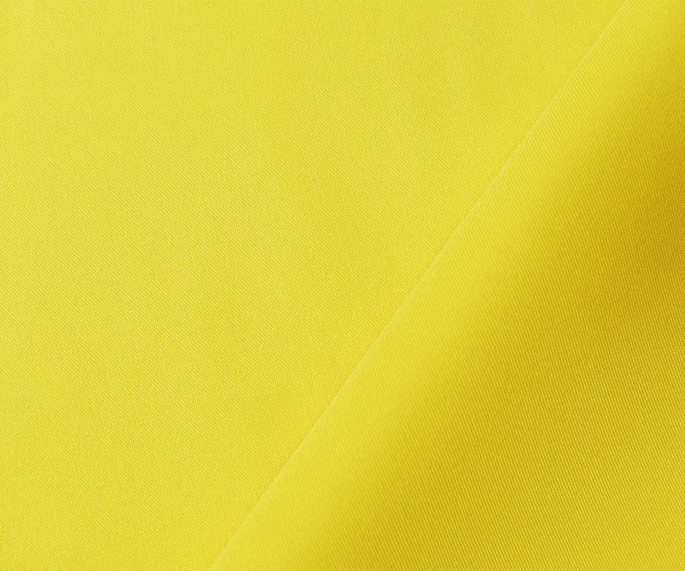 Yellow Poly Spandex Stretch Solid Stretch Lamour Woven Fabric - Image 2