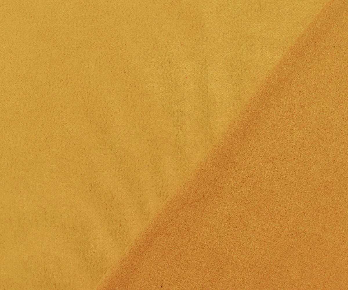 Yellow Stretch Spandex Solid Microsuede Knit Fabric - Image 2